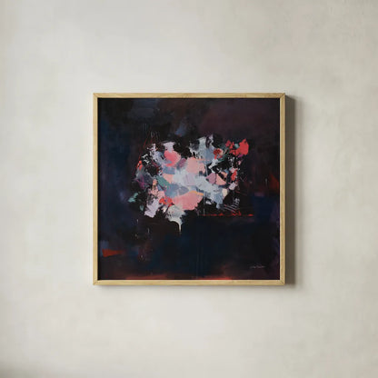 The Silent Treatment by Jocelyn Elizabeth. Shown in a natural wood glass frame for a timeless modern aesthetic. Available as an archival giclee rolled canvas, fine art paper, or poster print. SKU 94117a.