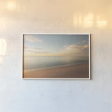 Waves In a Dream by Jocelyn Elizabeth. shown as a paper print in a white frame. Available as a archival giclee rolled canvas, fine art paper, or poster print. SKU 102960i.