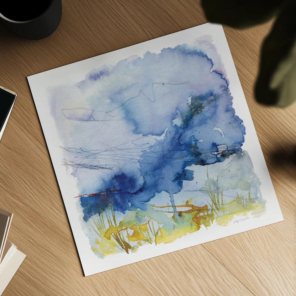 Weathering The Storm by Jocelyn Elizabeth. Shown as a detailed flat fine art print, highlighting archival giclee quality. Available as an archival giclee rolled canvas, fine art paper, or poster print. SKU 94942a.