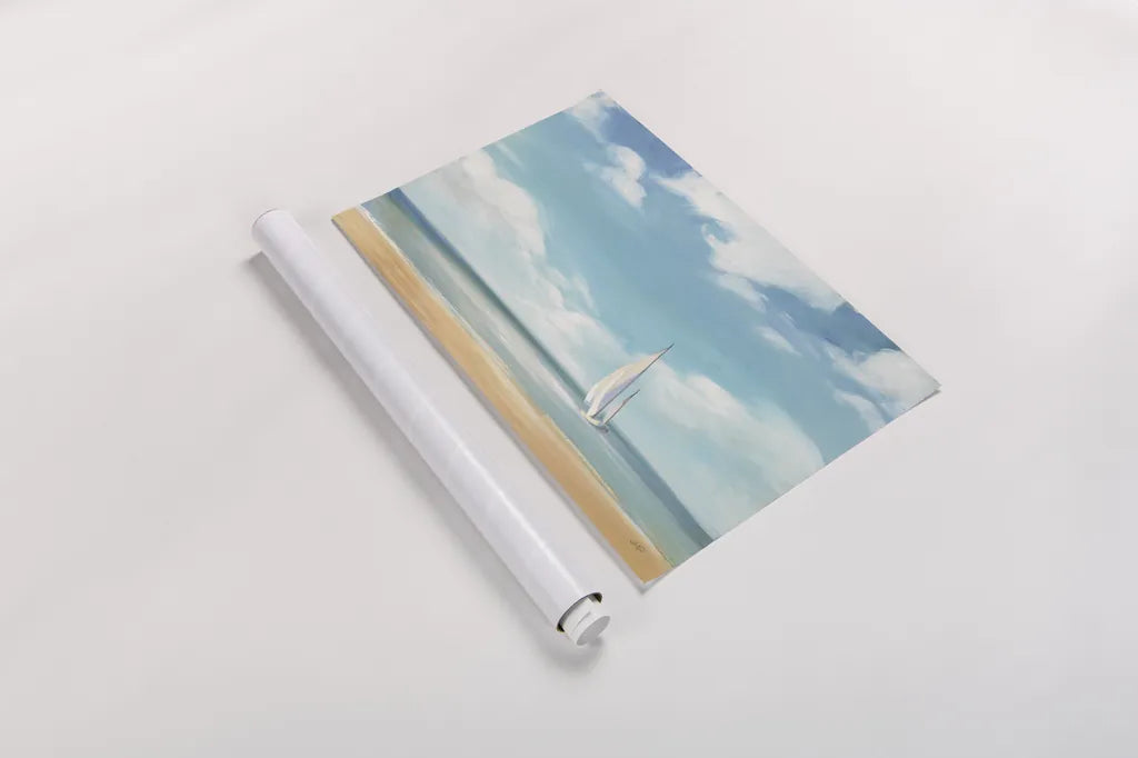 A Good Day by Julia Purinton. shown as a rolled paper print. Available as archival giclee rolled canvas, fine art paper, or poster print. SKU 17547i.