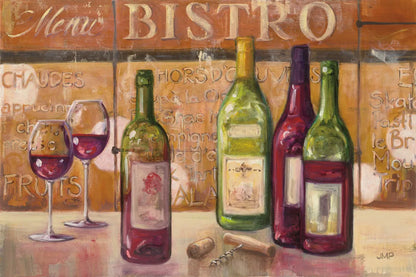 A Night at the Bistro by Julia Purinton. SKU 20983i. Archival Giclee Fine art print for wall decor.
