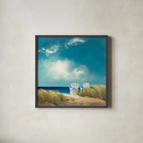 A Perfect Day by Julia Purinton. Shown in a sleek black glass frame for a contemporary gallery look. Available as an archival giclee rolled canvas, fine art paper, or poster print. SKU 11122a.