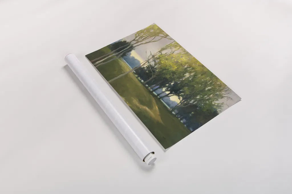 Again Tomorrow by Julia Purinton. shown as a rolled paper print. Available as archival giclee rolled canvas, fine art paper, or poster print. SKU 17966i.