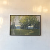 Again Tomorrow by Julia Purinton. shown as a paper print in a black flame. Available as a archival giclee rolled canvas, fine art paper, or poster print. SKU 17966i.