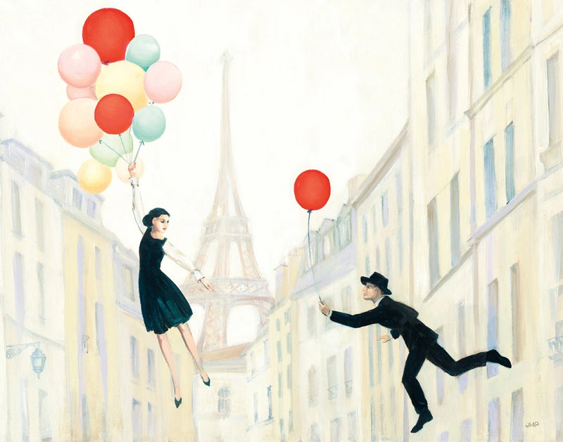 Aloft in Paris I Crop by Julia Purinton