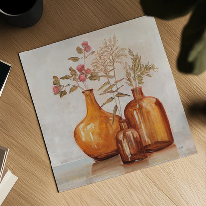 Amber Autumn by Julia Purinton. Shown as a detailed flat fine art print, highlighting archival giclee quality. Available as an archival giclee rolled canvas, fine art paper, or poster print. SKU 87339a.