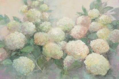 Annabelle Hydrangeas Crop by Julia Purinton. SKU 37616i. Archival Giclee Fine art print for wall decor.