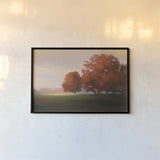 Autumn Glow by Julia Purinton. shown as a paper print in a black flame. Available as a archival giclee rolled canvas, fine art paper, or poster print. SKU 57711i.