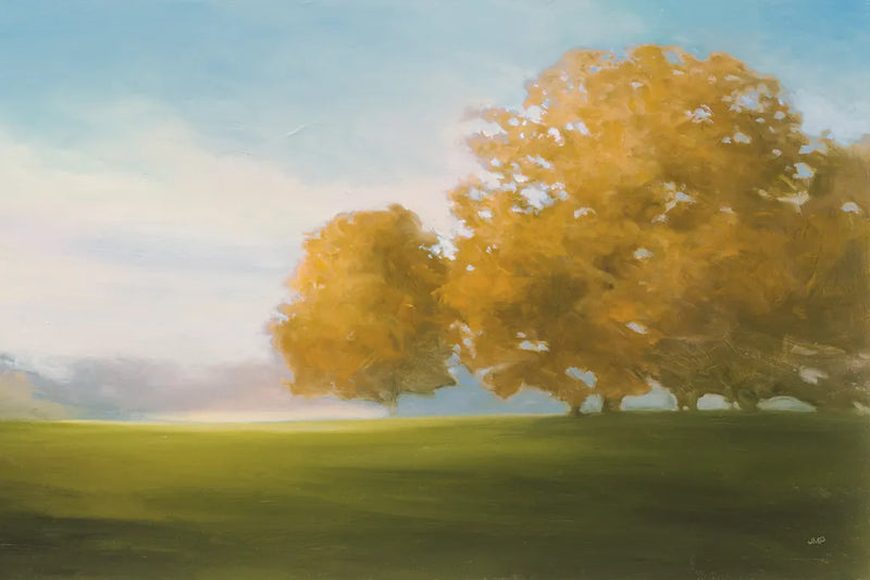 Autumn Glow Gold by Julia Purinton. SKU 62630i. Archival Giclee Fine art print for wall decor.