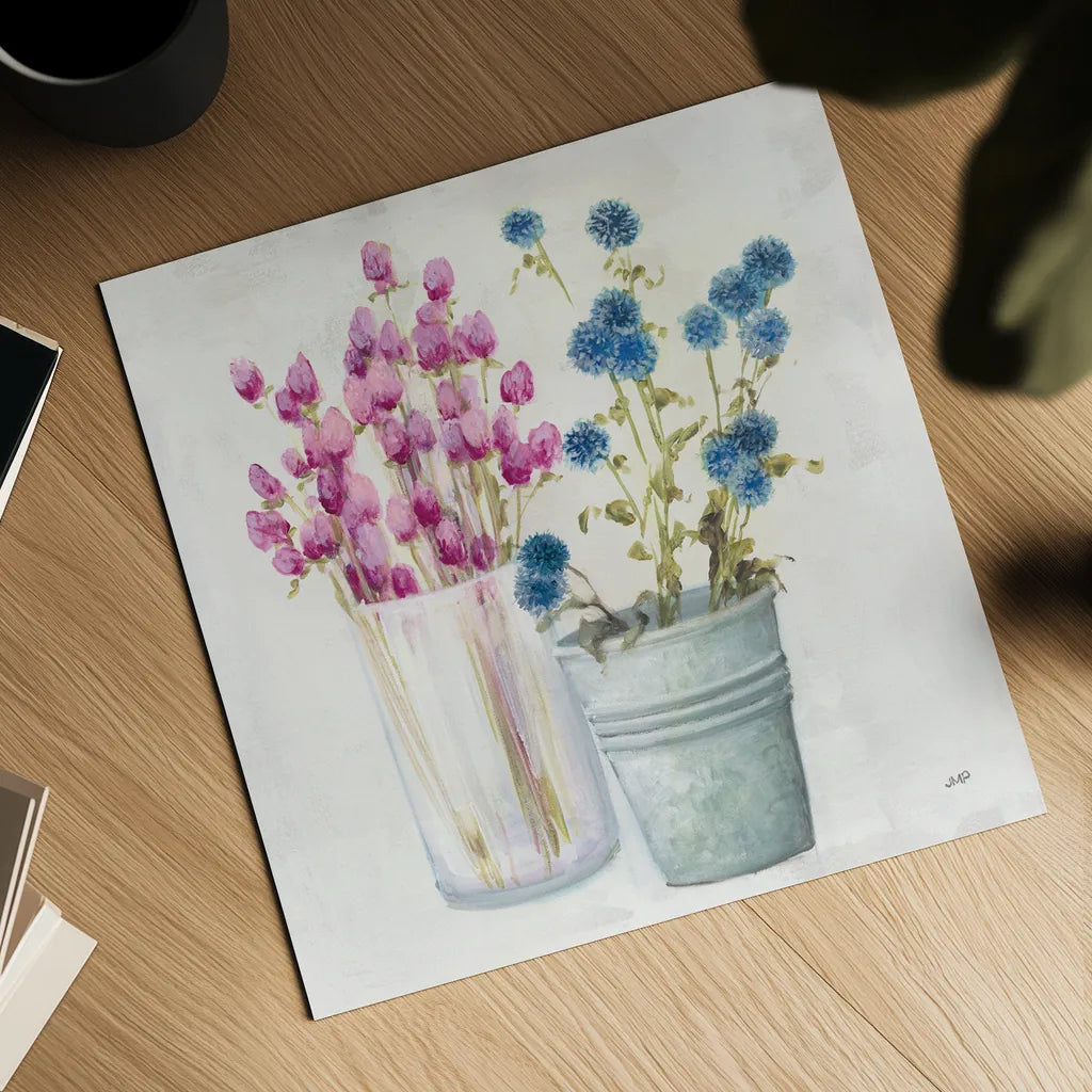 Autumn Greenhouse IV by Julia Purinton. Shown as a detailed flat fine art print, highlighting archival giclee quality. Available as an archival giclee rolled canvas, fine art paper, or poster print. SKU 70763a.