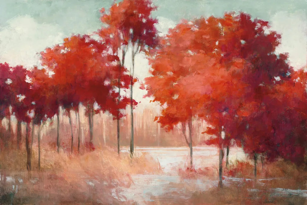 Autumn Lake by Julia Purinton. SKU 50233i. Archival Giclee Fine art print for wall decor.