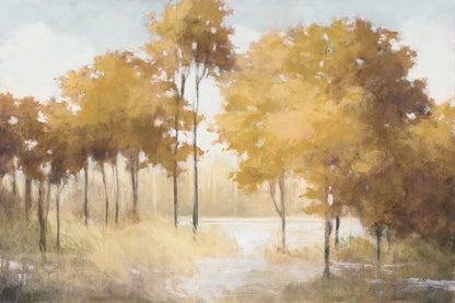 Autumn Lake Gold by Julia Purinton. SKU 62629i. Archival Giclee Fine art print for wall decor.