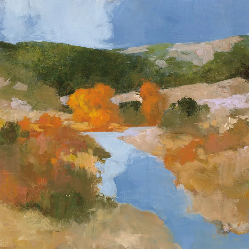 Autumn in the West Sq by Julia Purinton. SKU 65154a. Archival Giclee Fine art print for wall decor.