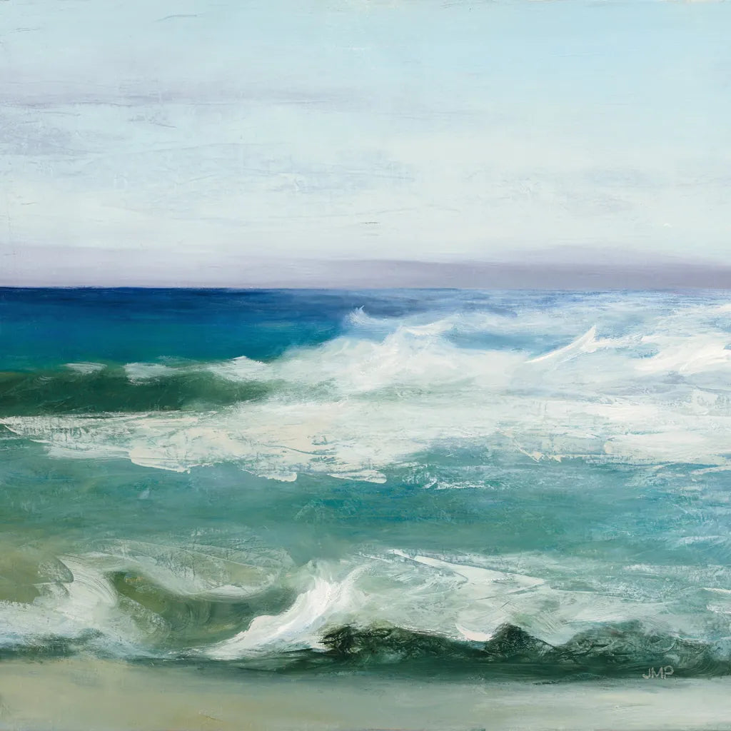 Azure Ocean by Julia Purinton. SKU 34631a. Archival Giclee Fine art print for wall decor.