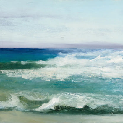 Azure Ocean by Julia Purinton. SKU 34631a. Archival Giclee Fine art print for wall decor.