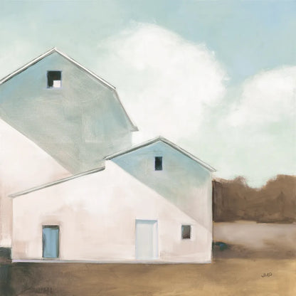 Barn Shadows Neutral by Julia Purinton. SKU 78757a. Archival Giclee Fine art print for wall decor.
