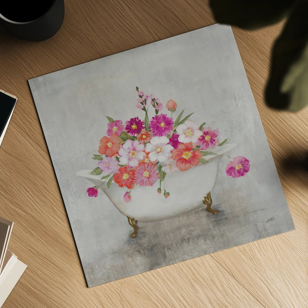 Bathing Beauty by Julia Purinton. Shown as a detailed flat fine art print, highlighting archival giclee quality. Available as an archival giclee rolled canvas, fine art paper, or poster print. SKU 83499a.