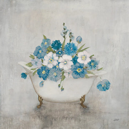 Bathing Beauty Blue by Julia Purinton. SKU 83760a. Archival Giclee Fine art print for wall decor.