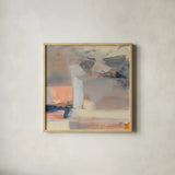 Beale Street Abstract II Crop by Julia Purinton. Shown in a natural wood glass frame for a timeless modern aesthetic. Available as an archival giclee rolled canvas, fine art paper, or poster print. SKU 91419a.