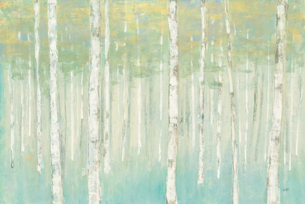 Birches at Sunrise by Julia Purinton. SKU 50234i. Archival Giclee Fine art print for wall decor.