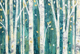 Birches in Spring by Julia Purinton. SKU 21962i. Archival Giclee Fine art print for wall decor.