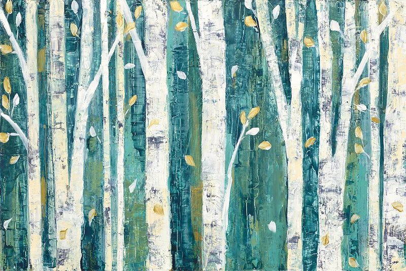 Birches in Spring by Julia Purinton. SKU 21962i. Archival Giclee Fine art print for wall decor.