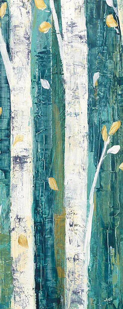 Birches in Spring Panel II by Julia Purinton