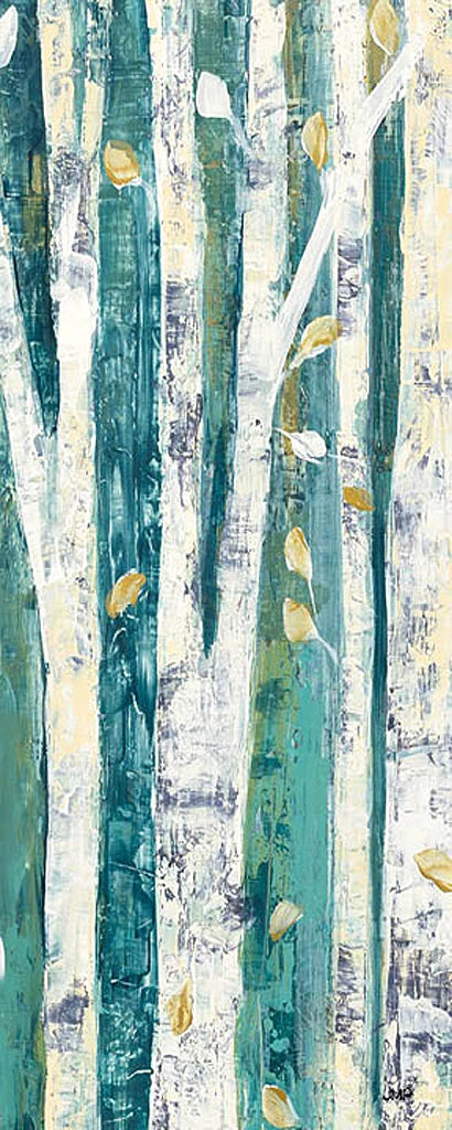 Birches in Spring Panel III by Julia Purinton