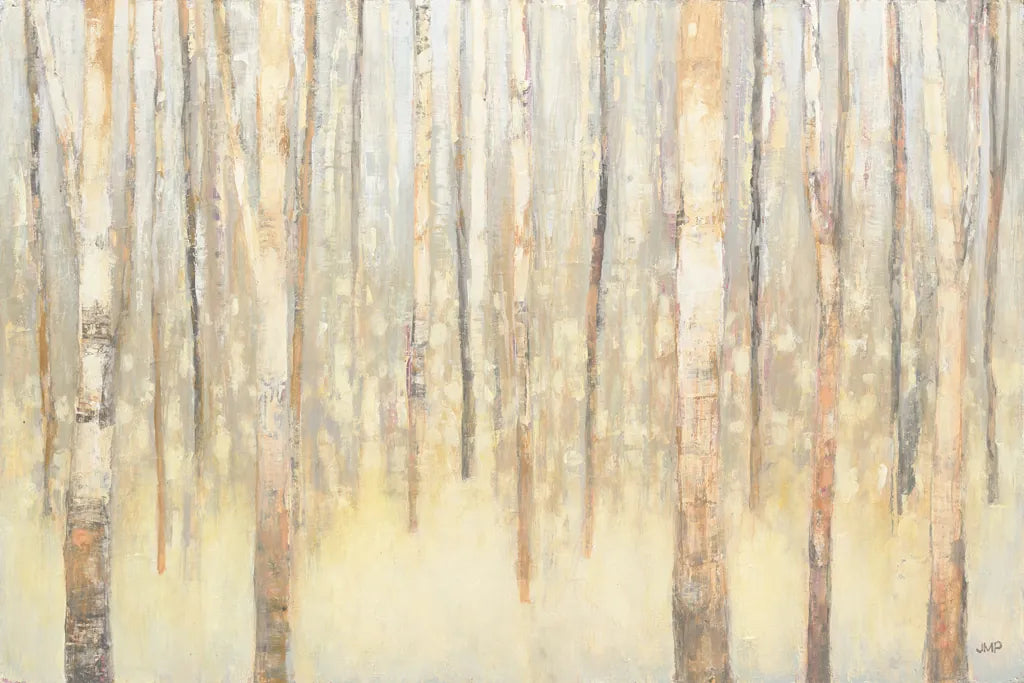 Birches in Winter by Julia Purinton. SKU 21963i. Archival Giclee Fine art print for wall decor.