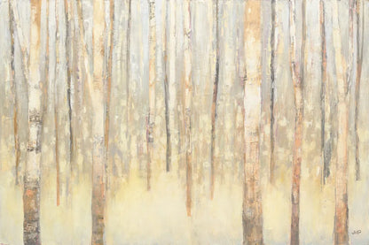 Birches in Winter by Julia Purinton. SKU 21963i. Archival Giclee Fine art print for wall decor.
