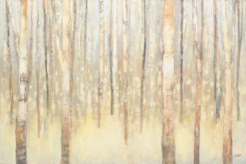 Birches in Winter by Julia Purinton. SKU 21963i. Archival Giclee Fine art print for wall decor.