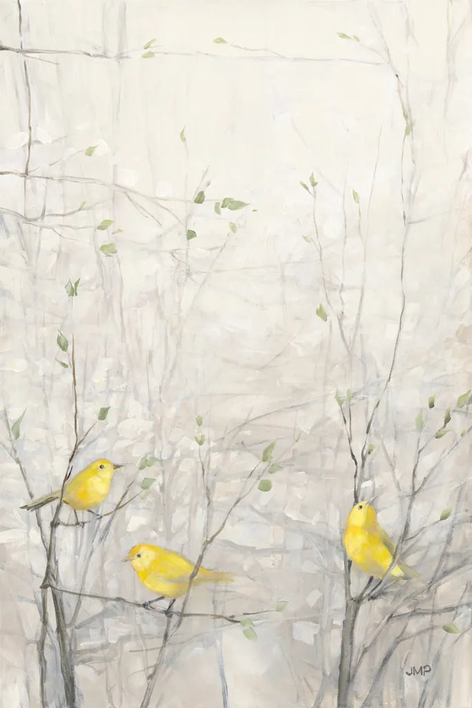 Birds in Trees I by Julia Purinton. SKU 70138h. Archival Giclee Fine art print for wall decor.