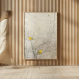 Birds in Trees II by Julia Purinton. shown as over sized large wall art. Available as an archival giclee rolled canvas, fine art paper, or poster print. SKU 70139h.