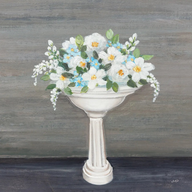 Blooming Sink by Julia Purinton. SKU 86703a. Archival Giclee Fine art print for wall decor.