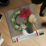Blooms of the Season Dark by Julia Purinton. Shown as a detailed flat fine art print, highlighting archival giclee quality. Available as an archival giclee rolled canvas, fine art paper, or poster print. SKU 79933a.