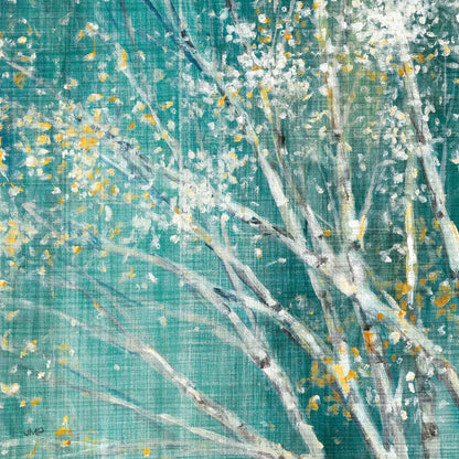 Blue Birch II by Julia Purinton. SKU 47879a. Archival Giclee Fine art print for wall decor.