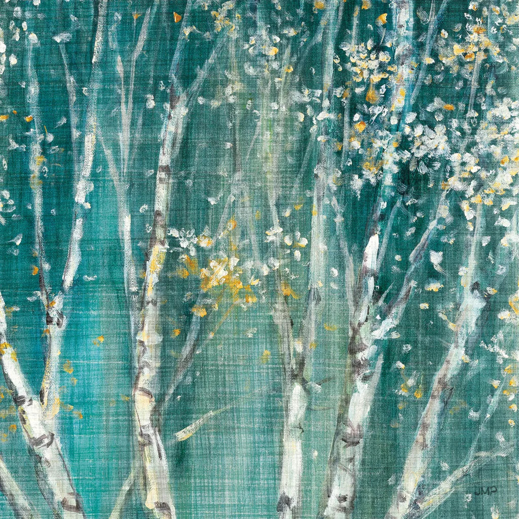 Blue Birch III by Julia Purinton. SKU 47880a. Archival Giclee Fine art print for wall decor.