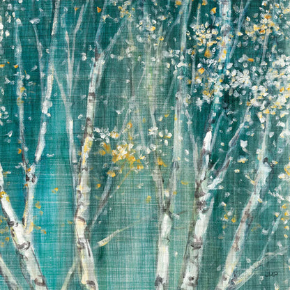 Blue Birch III by Julia Purinton. SKU 47880a. Archival Giclee Fine art print for wall decor.