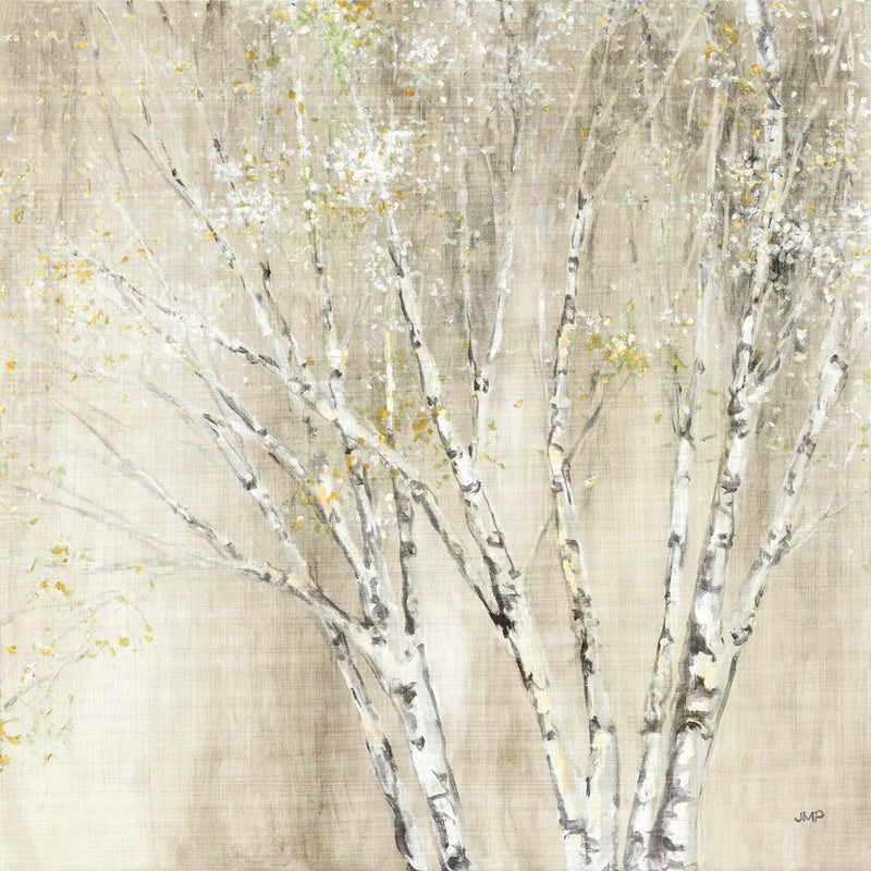 Blue Birch Neutral by Julia Purinton. SKU 18084a. Archival Giclee Fine art print for wall decor.