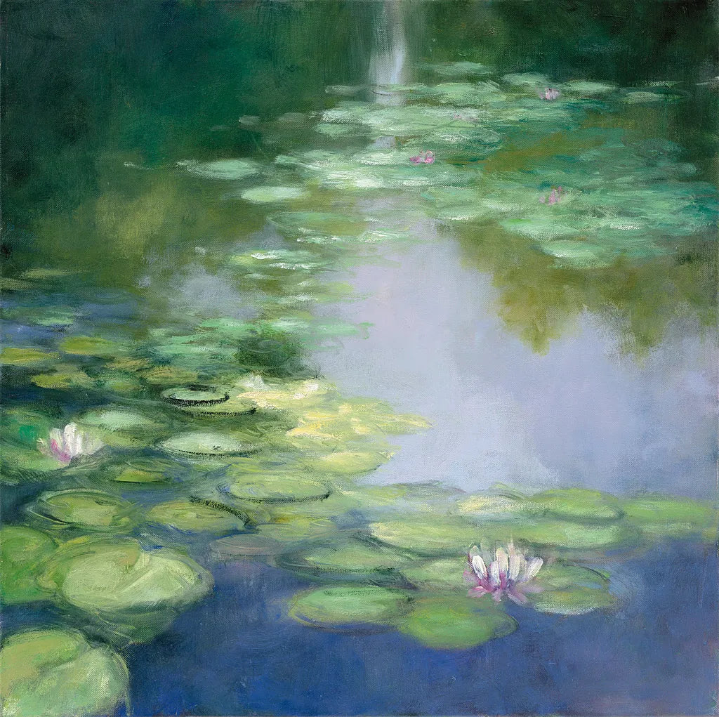 Blue Lily I by Julia Purinton. SKU 22437a. Archival Giclee Fine art print for wall decor.