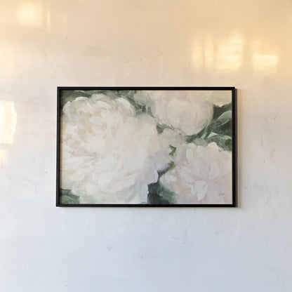 Blushing Summer II Crop by Julia Purinton. shown as a paper print in a black flame. Available as a archival giclee rolled canvas, fine art paper, or poster print. SKU 51901i.