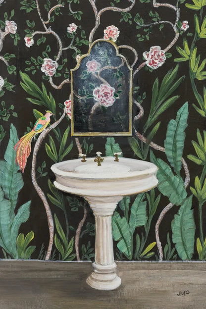 Botanical Bath I by Julia Purinton. SKU 84121h. Archival Giclee Fine art print for wall decor.