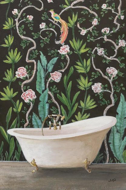 Botanical Bath II by Julia Purinton. SKU 84122h. Archival Giclee Fine art print for wall decor.