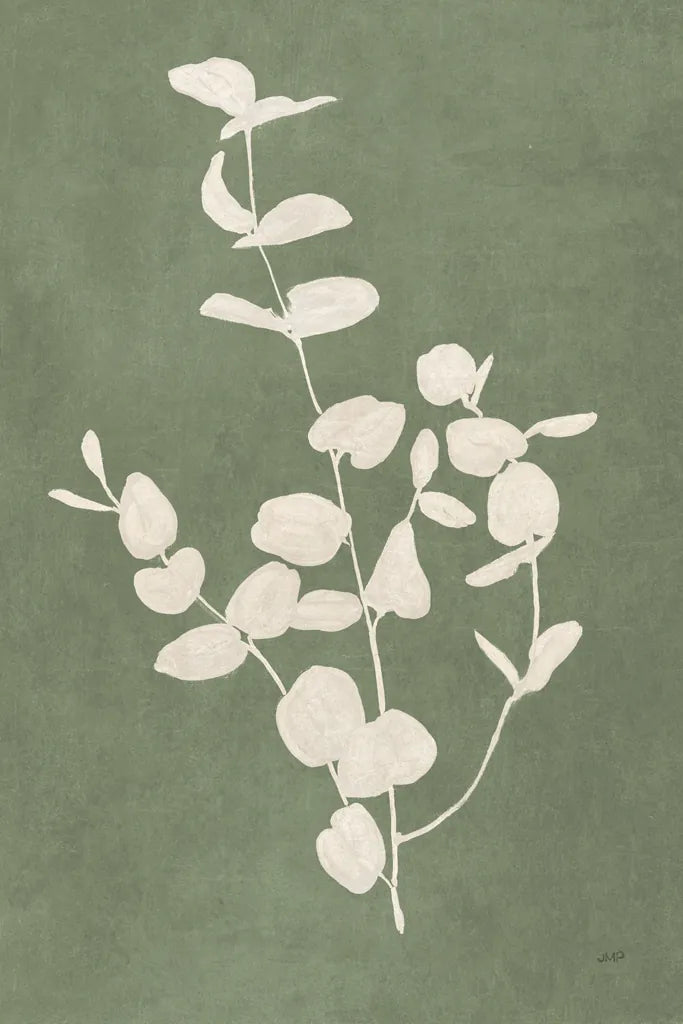 Botanical Study II Forest Green Crop by Julia Purinton. SKU 77828h. Archival Giclee Fine art print for wall decor.