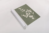 Botanical Study II Forest Green Crop by Julia Purinton. shown as a rolled paper print. Available as archival giclee rolled canvas, fine art paper, or poster print. SKU 77828h.