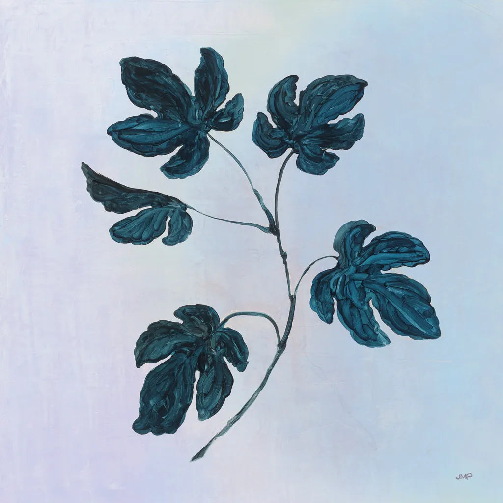 Botanical Study III Blue by Julia Purinton. SKU 49723a. Archival Giclee Fine art print for wall decor.