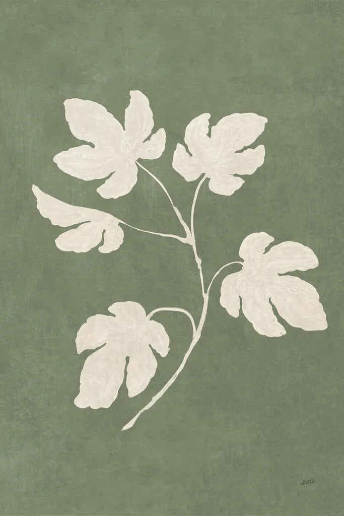 Botanical Study III Forest Green Crop by Julia Purinton. SKU 77829h. Archival Giclee Fine art print for wall decor.