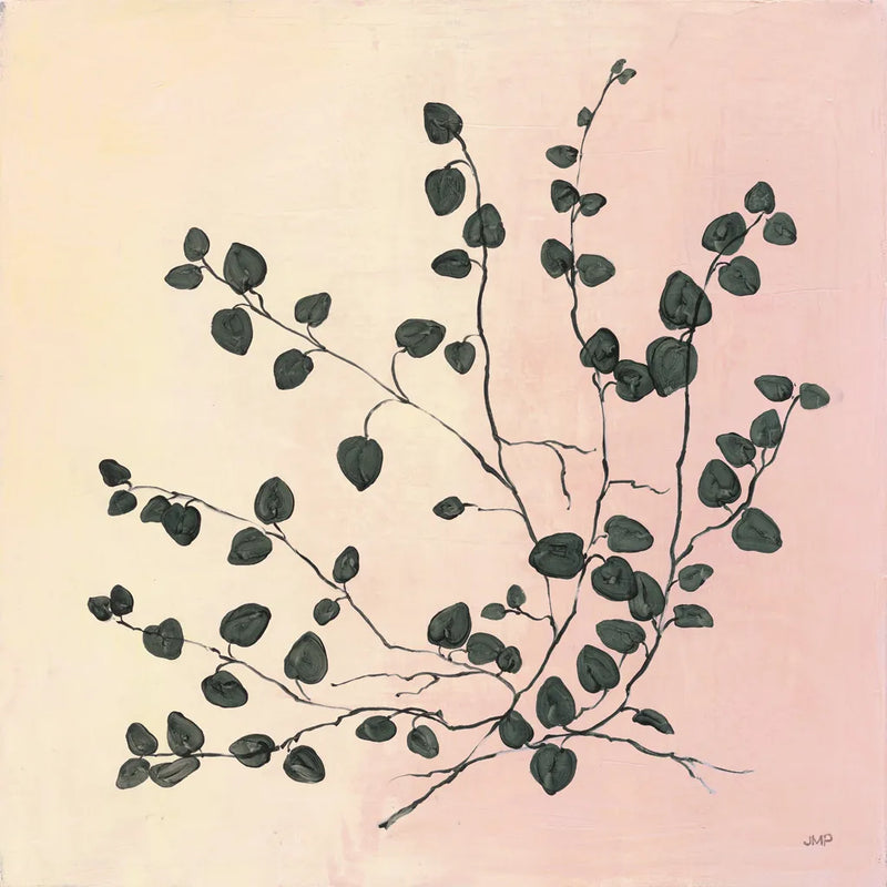 Botanical Study VII Blush by Julia Purinton. SKU 49727a. Archival Giclee Fine art print for wall decor.