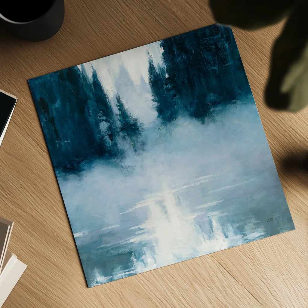 Boundary Waters by Julia Purinton. Shown as a detailed flat fine art print, highlighting archival giclee quality. Available as an archival giclee rolled canvas, fine art paper, or poster print. SKU 60268a.