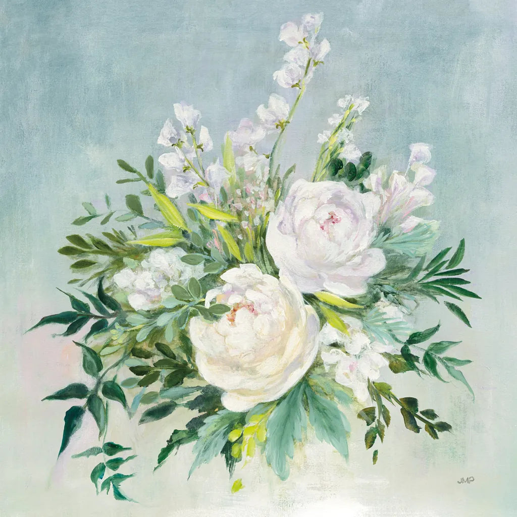 Bridal Bouquet by Julia Purinton. SKU 55362a. Archival Giclee Fine art print for wall decor.